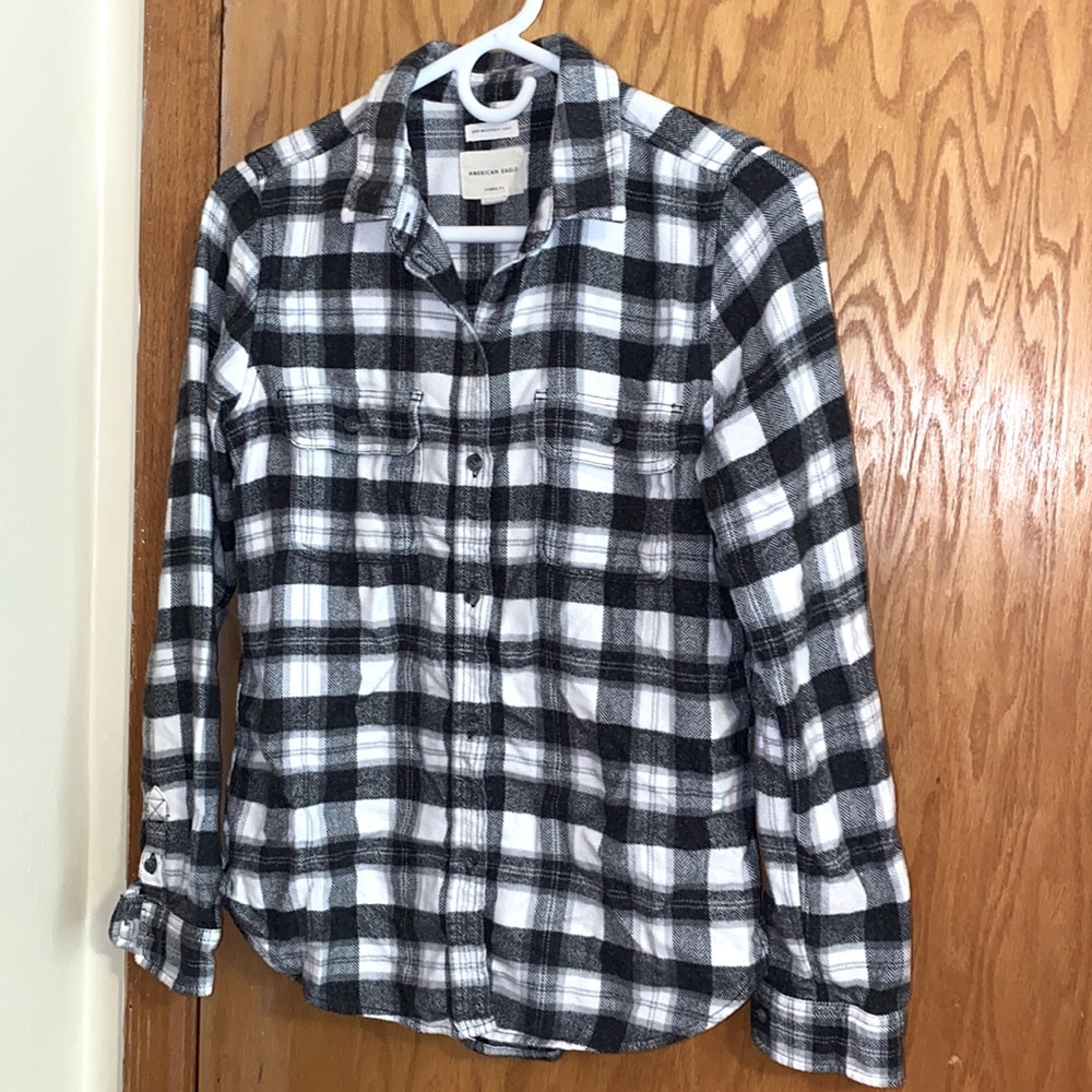 🍂American Eagle Flannel, sz xsmall.🍂 - Picture 4 of 5